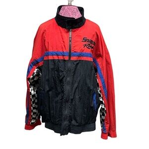 Vintage Snap-on Racing Red and Black Jacket